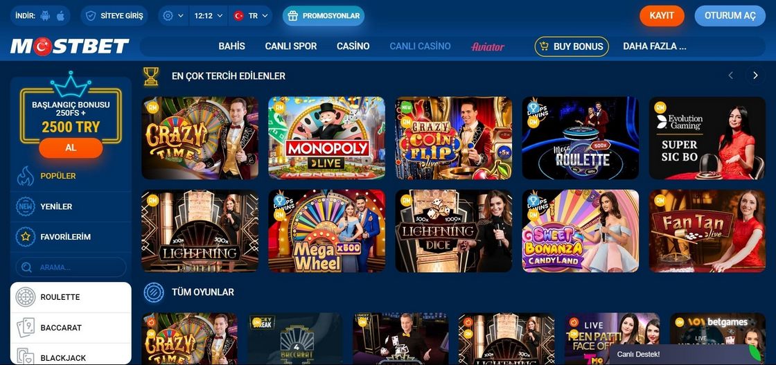 Análise do Cassino Online Mostbet